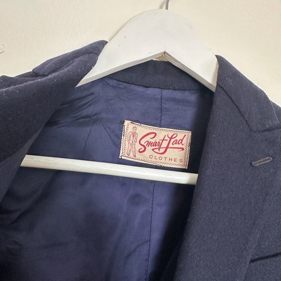 Smart Lad-Vintage Custom Blazer/Jacket-
Double Breast-Size 5-6? See Measurements - Picture 6 of 10